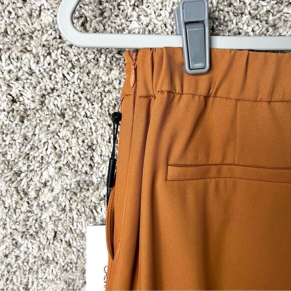 Calvin Klein Dress Pants Women’s 6 Almond Soft Suiting Cropped Straight Leg NWT - Picture 8 of 11